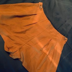 Urban Outfitters Flowy Mustard Shorts🌼